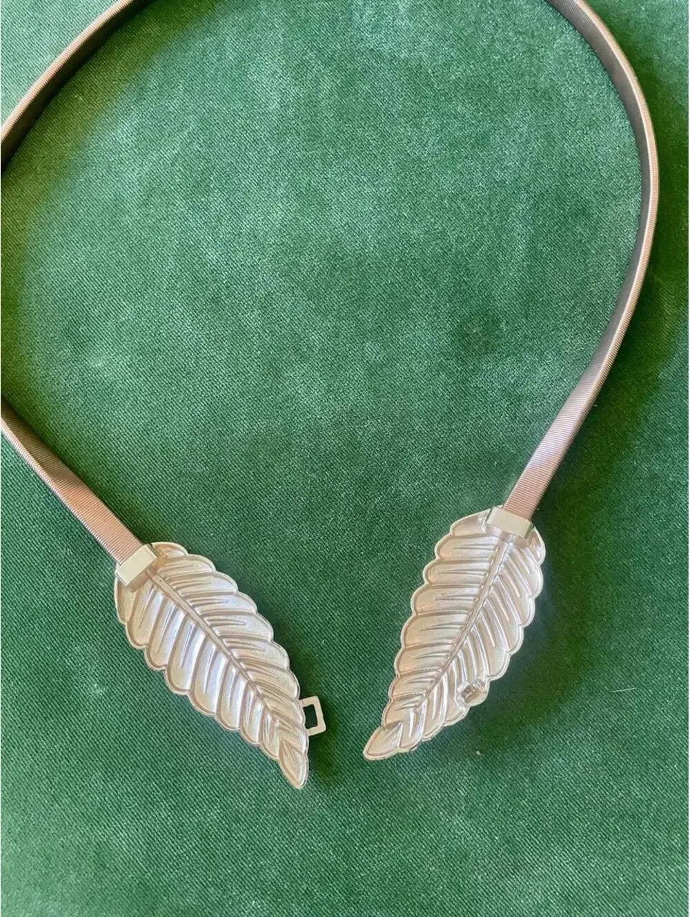 Vintage 70s/80s Double Gold Leaf Belt